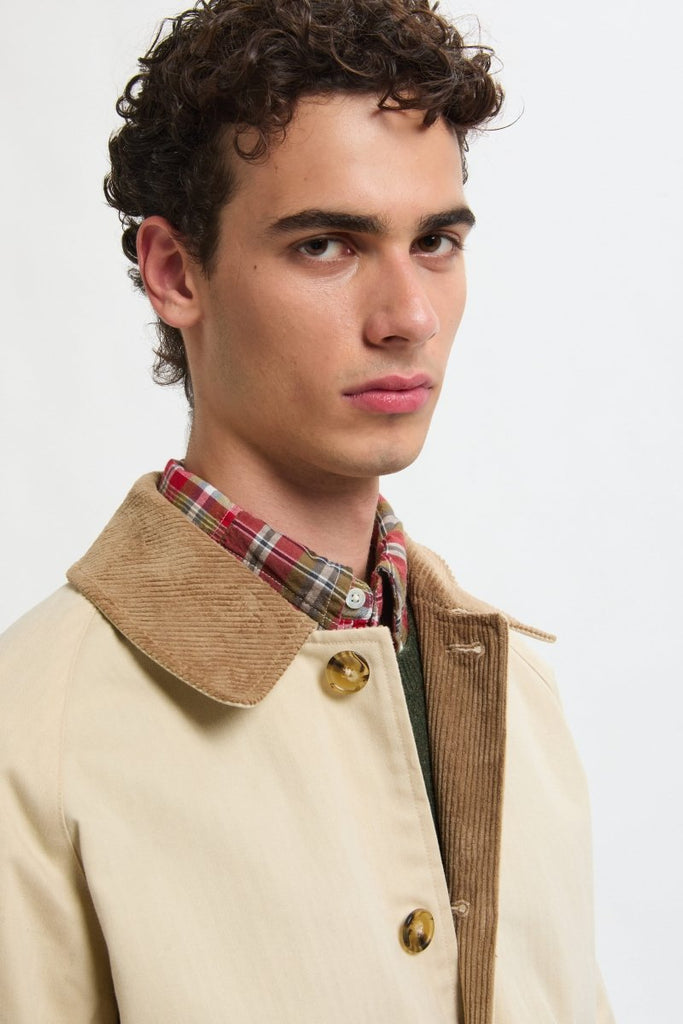 Dry Wax Deck Jacket / Antique White - STER/EO MUCJacketBaracuta42White