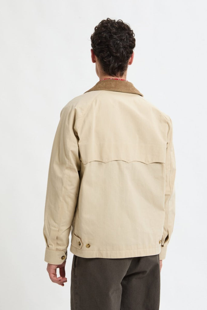 Dry Wax Deck Jacket / Antique White - STER/EO MUCJacketBaracuta42White