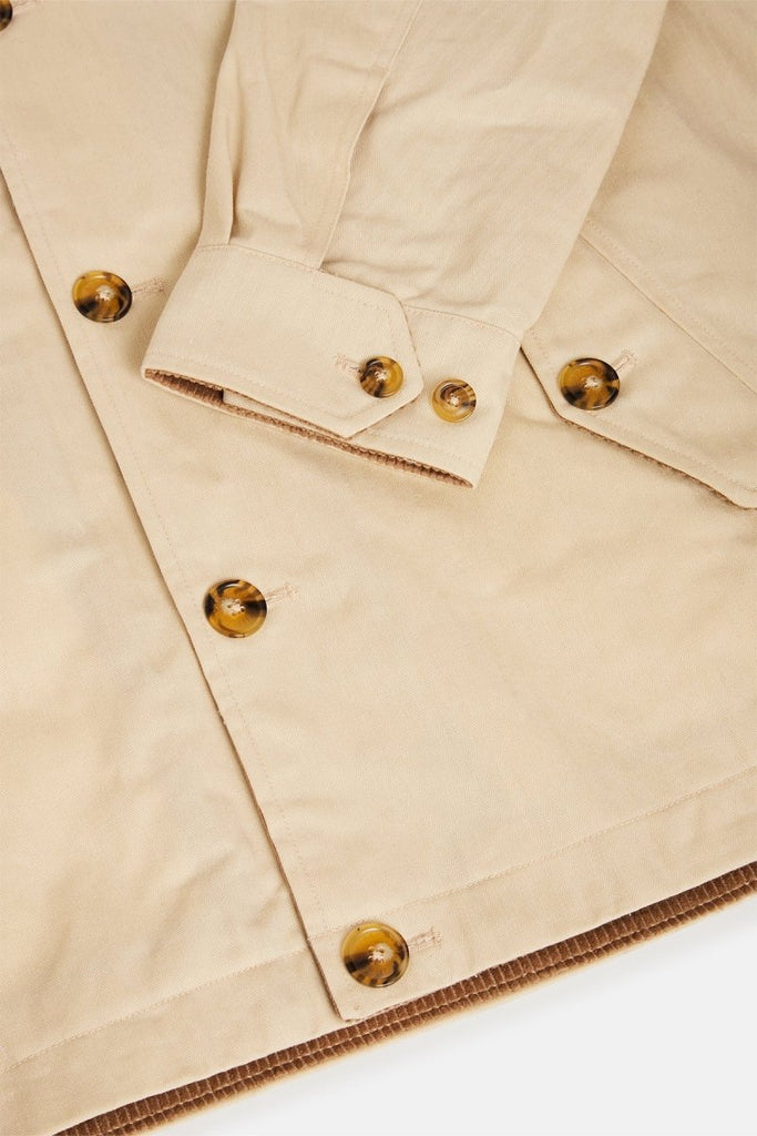 Dry Wax Deck Jacket / Antique White - STER/EO MUCJacketBaracuta42White
