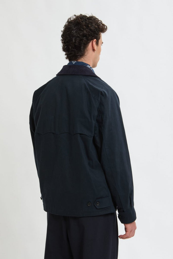 Dry Wax Deck Jacket / Dark Navy - STER/EO MUCJacketBaracuta42Blue