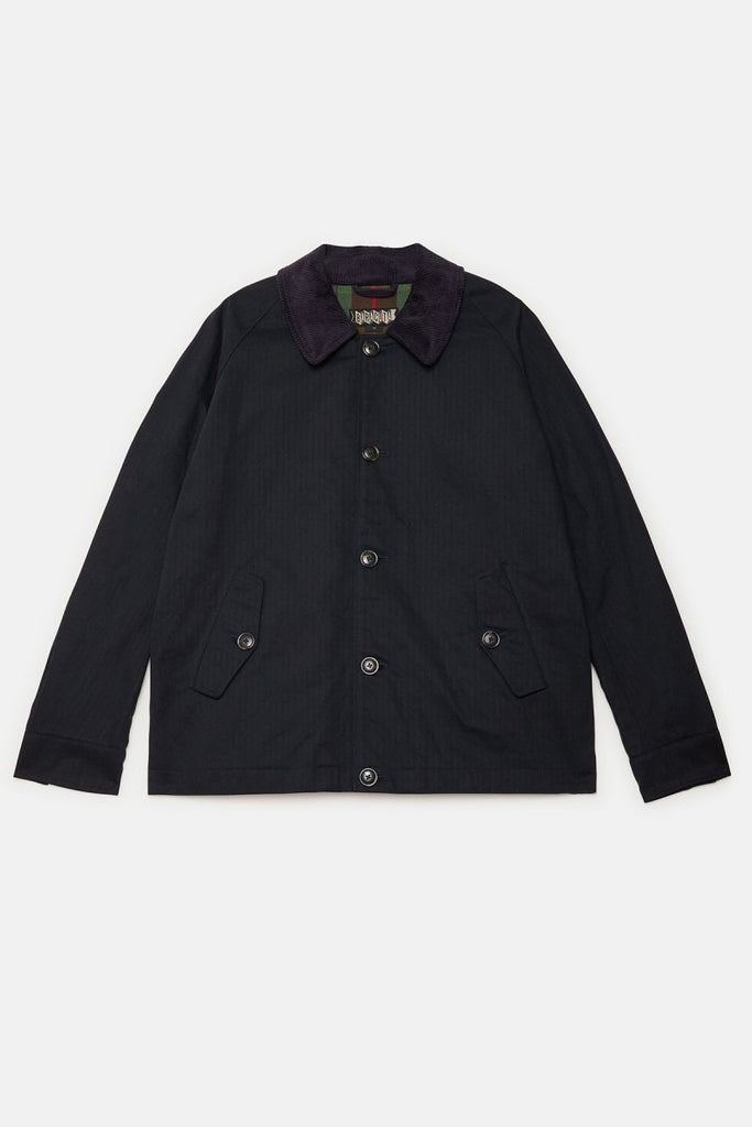 Dry Wax Deck Jacket / Dark Navy - STER/EO MUCJacketBaracuta42Blue