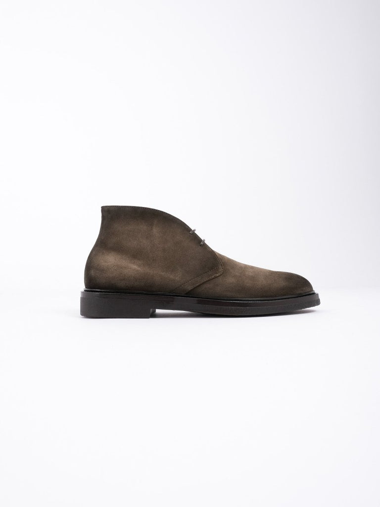 Dude Aero L. Cachemire Chukka Boot / Olive - STER/EO MUCLace - Up BootsOfficine Creative42Green