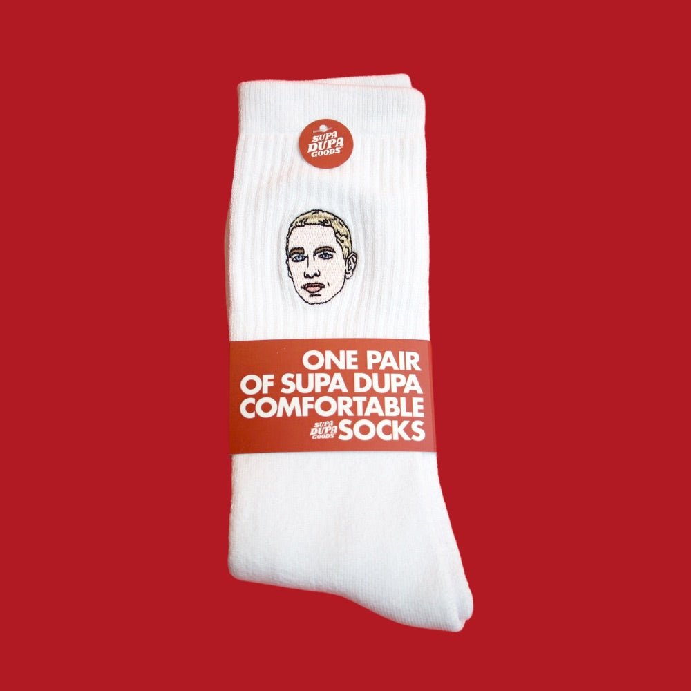 Eminem Socks / White - STER/EO MUCSocksSupa Dupa GoodsSWhite