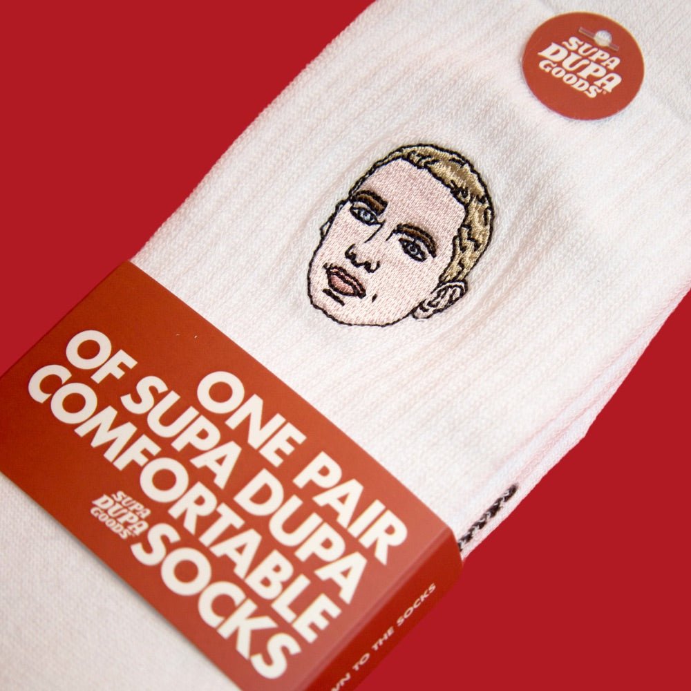 Eminem Socks / White - STER/EO MUCSocksSupa Dupa GoodsSWhite
