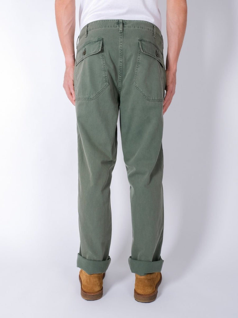 Fatigue Pant / Military Herringbone - STER/EO MUCTrousersHartford48Green