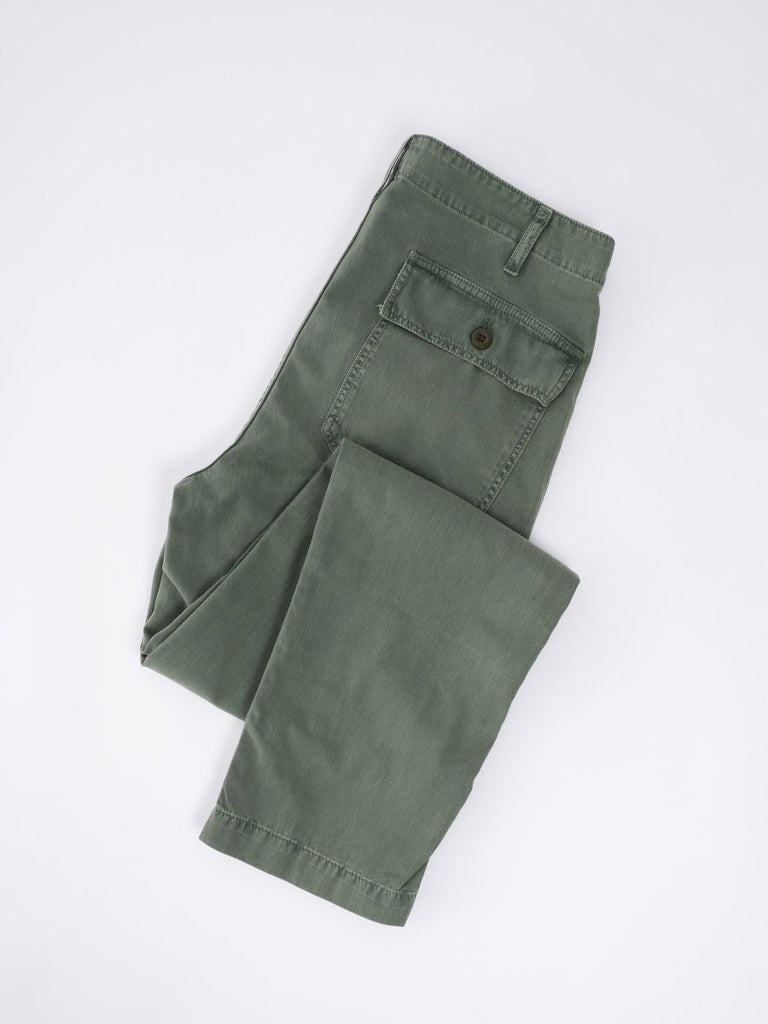Fatigue Pant / Military Herringbone - STER/EO MUCTrousersHartford48Green