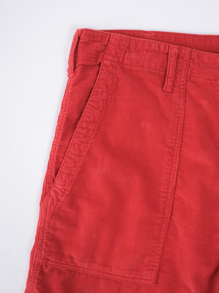 Fatique Cord Short / Faded Red - STER/EO MUCShortsHartford48Red