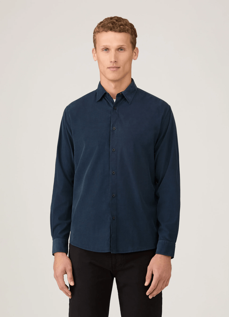 Fine Cord Shirt / Navy - STER/EO MUCSunspelMBlue