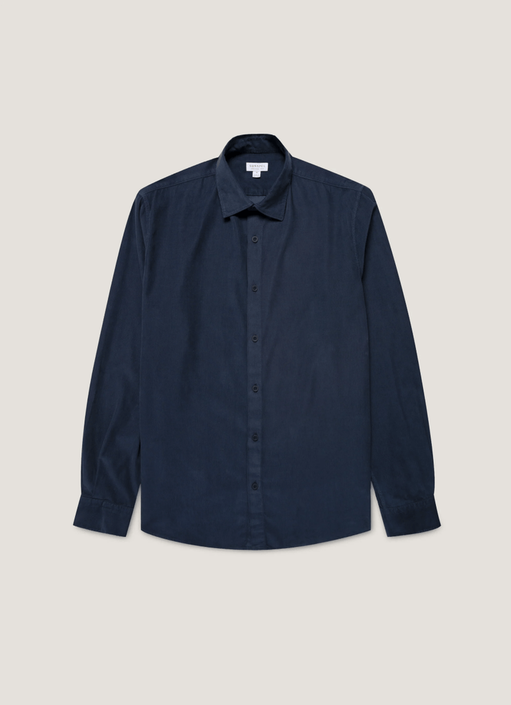 Fine Cord Shirt / Navy - STER/EO MUCSunspelMBlue
