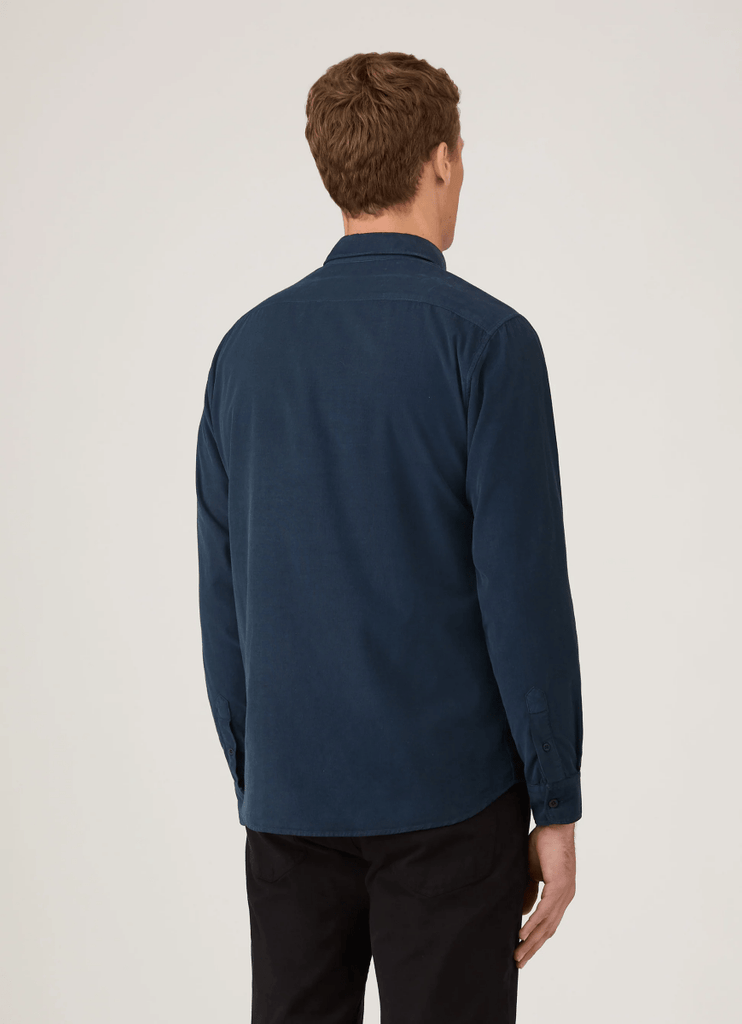 Fine Cord Shirt / Navy - STER/EO MUCSunspelMBlue