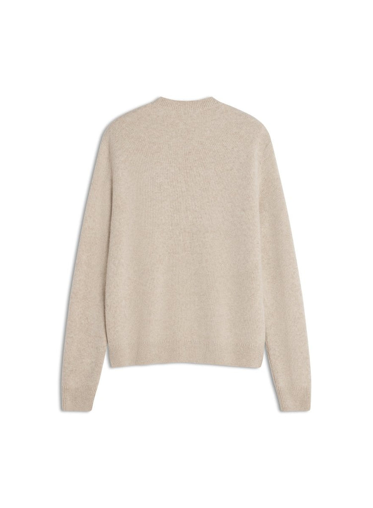 Fox Head Milano Lambswool Jumper / Tan Beige - STER/EO MUCKnitwearMaison KitsunéMBeige