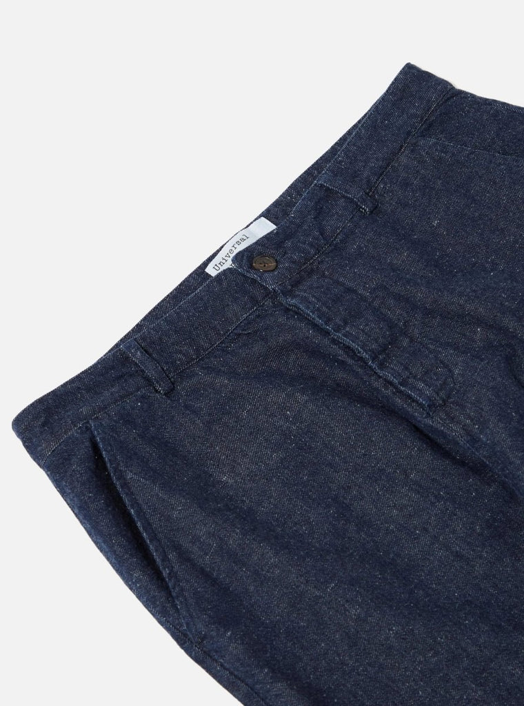 Future Denim Military Chino / Indigo - STER/EO MUCTrousersUniversal Works30Blue