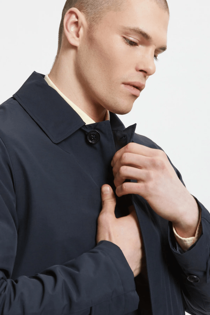 G10 Detachable Coat / Dark Navy - STER/EO MUCCoatBaracuta40Blue