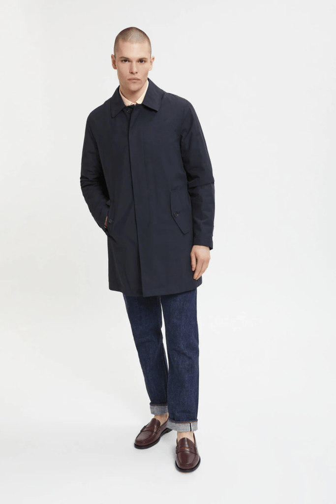 G10 Detachable Coat / Dark Navy - STER/EO MUCCoatBaracuta40Blue