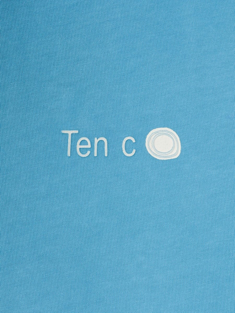 Garment Dyed Logo T-Shirt / Lake Blue - STER/EO MUCT-ShirtTen CMBlue