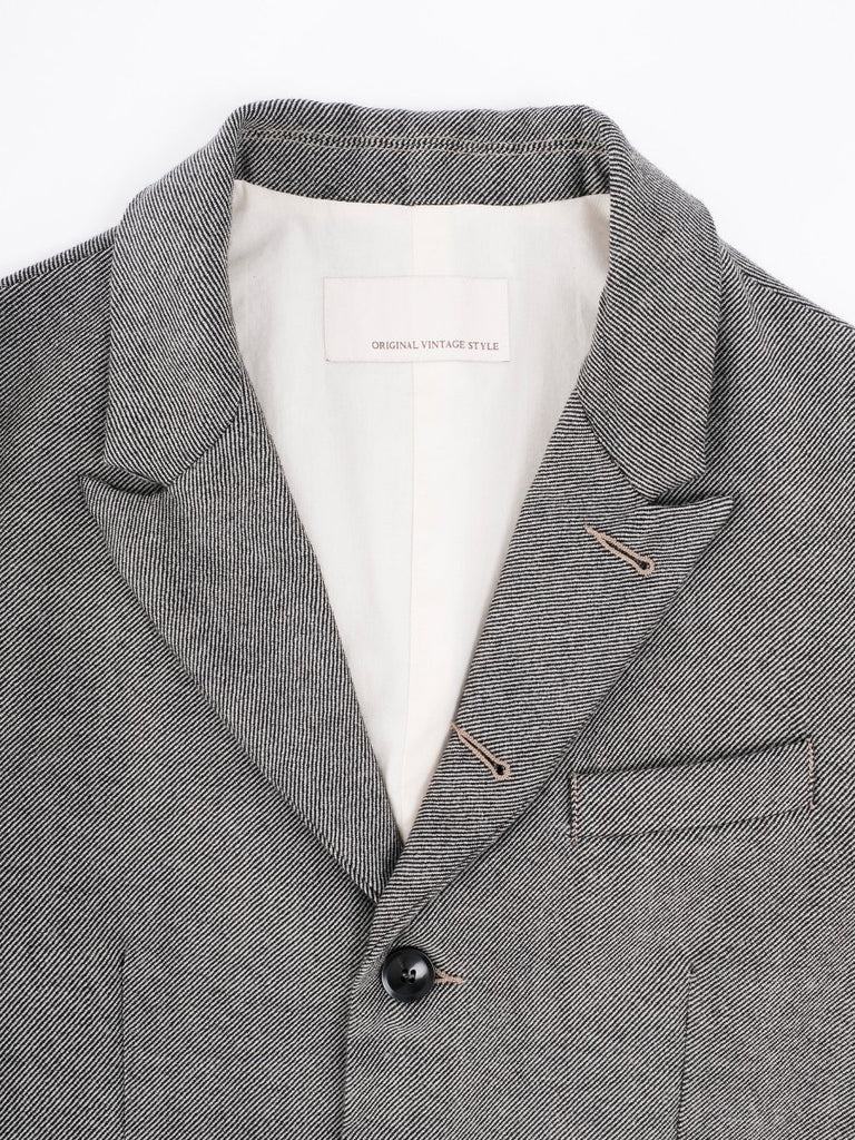 Giacca 5 Bottoni Lana / Washed Stripe - STER/EO MUCBlazerOriginal Vintage Style48Grey