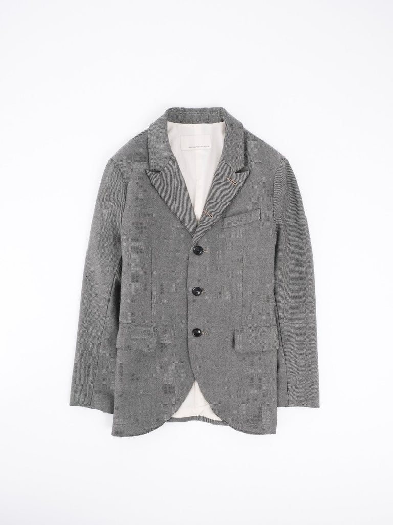 Giacca 5 Bottoni Lana / Washed Stripe - STER/EO MUCBlazerOriginal Vintage Style48Grey