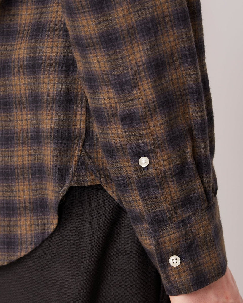 Giacomo Checked Shirt / Black/Olive - STER/EO MUCPatterned ShirtsOfficine GénéraleMMulticolor