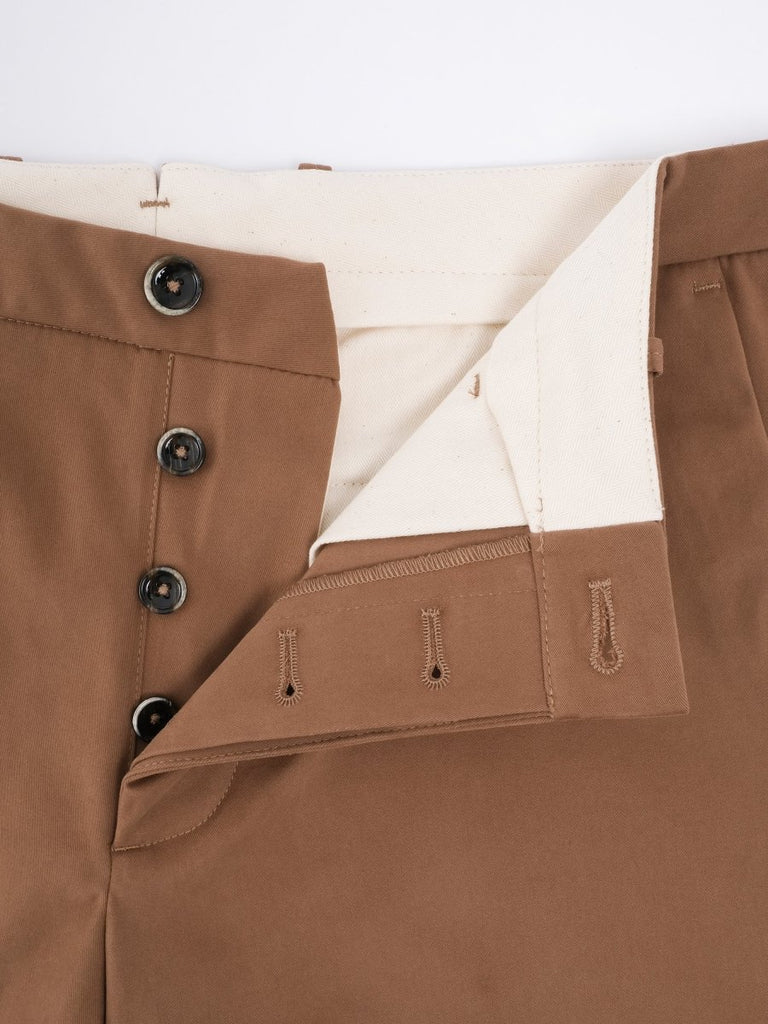 Giove Piatto Slim Pant / Camel - STER/EO MUCTrousersNine in the Morning46Brown