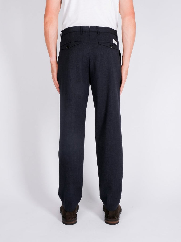 Giove Piatto Slim Wool Pant / Blu Navy - STER/EO MUCTrousersNine in the Morning46Blue