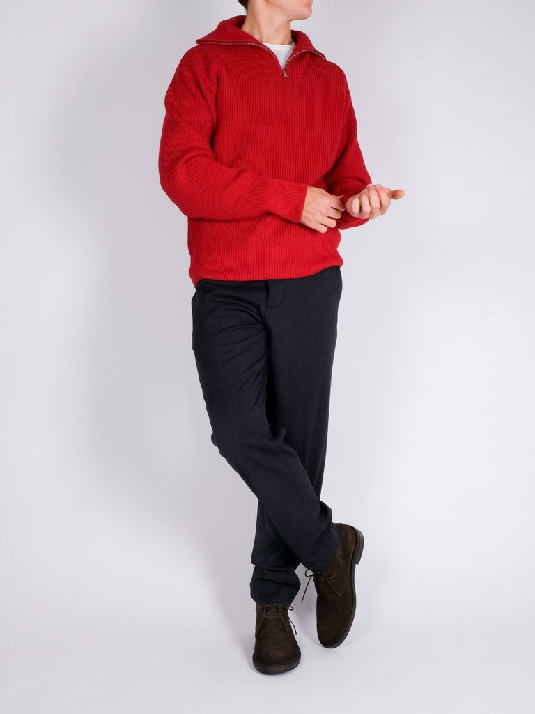 Giove Piatto Slim Wool Pant / Blu Navy - STER/EO MUCTrousersNine in the Morning46Blue