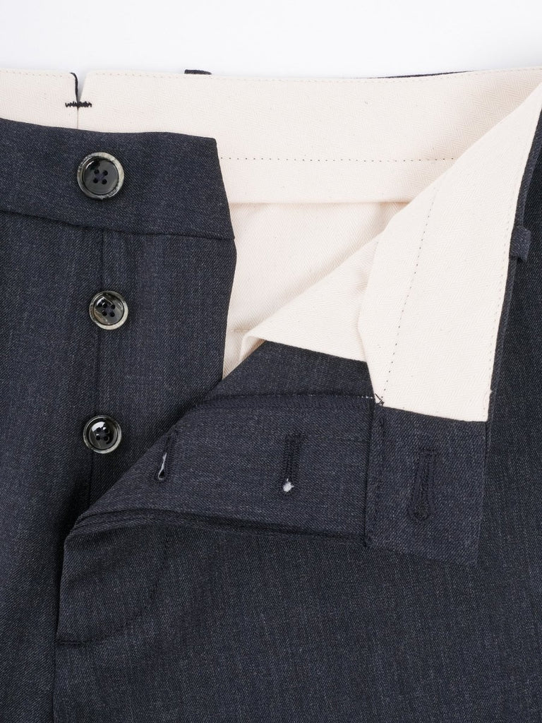 Giove Piatto Slim Wool Pant / Blu Navy - STER/EO MUCTrousersNine in the Morning46Blue