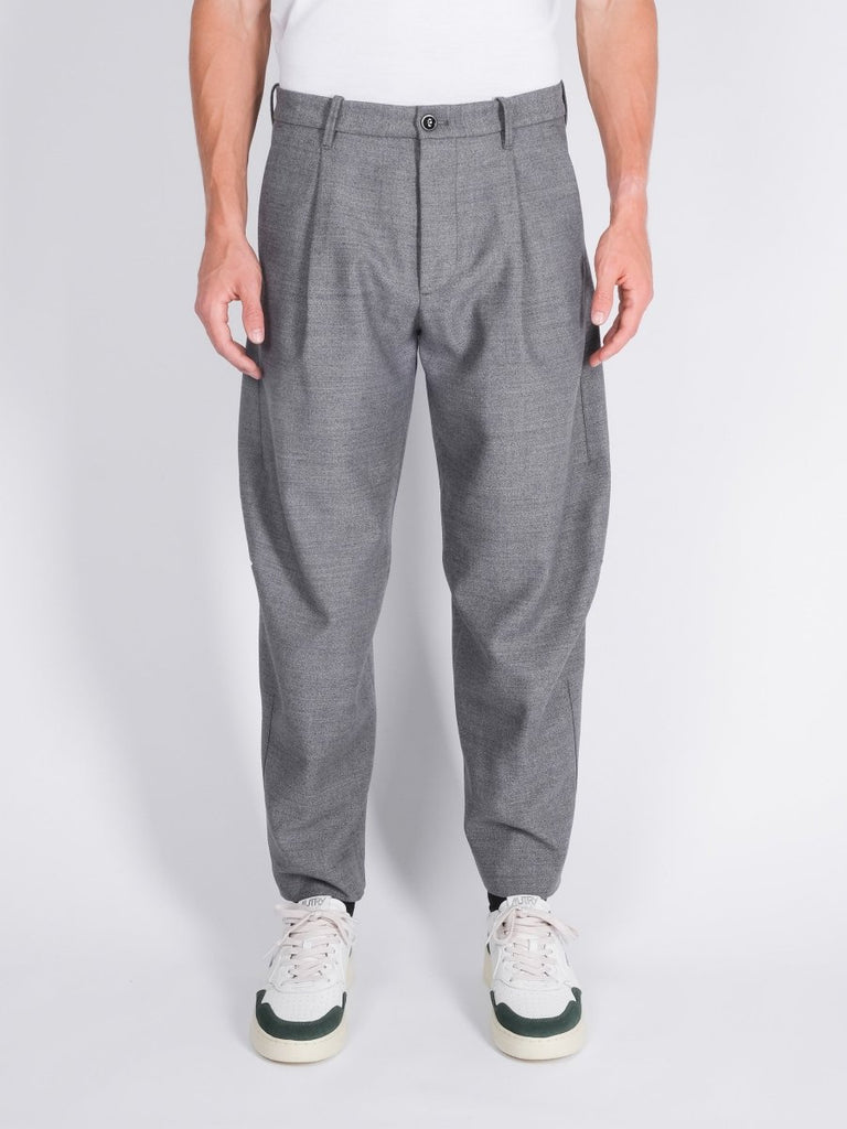 Giulio Carrot Wool Mix Pant / Kette - STER/EO MUCTrousersNine in the Morning48Grey