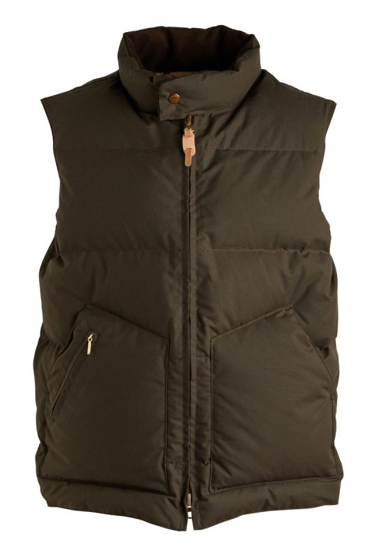 Goose Down Vest / Chocolate - STER/EO MUCVestCeccarelli42Brown