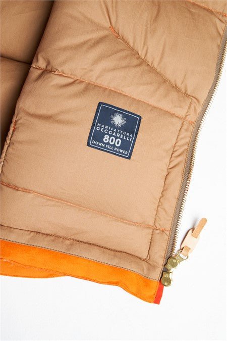 Goose Down Vest / Orange - STER/EO MUCVestCeccarelli42Red