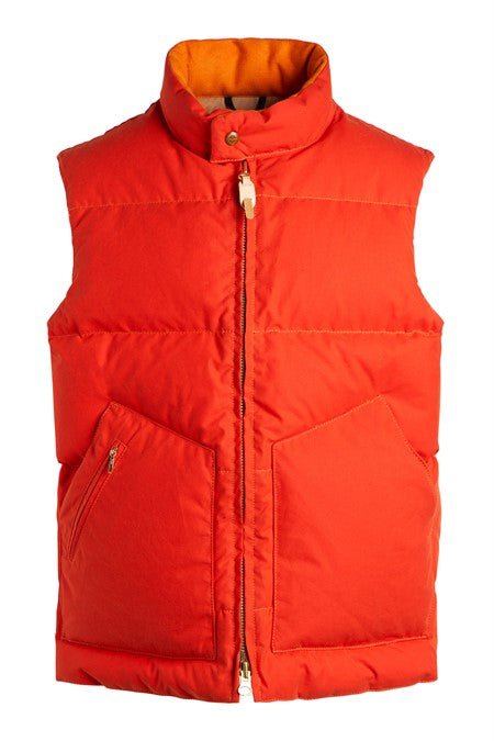 Goose Down Vest / Orange - STER/EO MUCVestCeccarelli42Red
