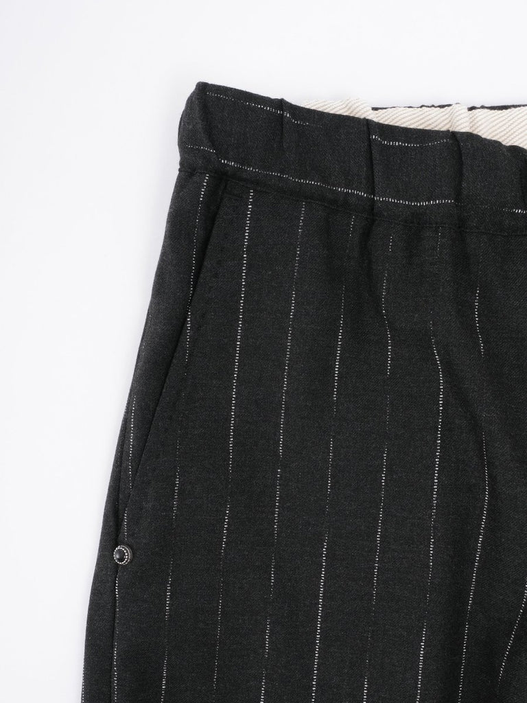 Greg Jacquard Pinstripe / Antracite - STER/EO MUCTrousersWhite Sand46Grey