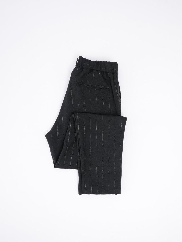 Greg Jacquard Pinstripe / Antracite - STER/EO MUCTrousersWhite Sand46Grey