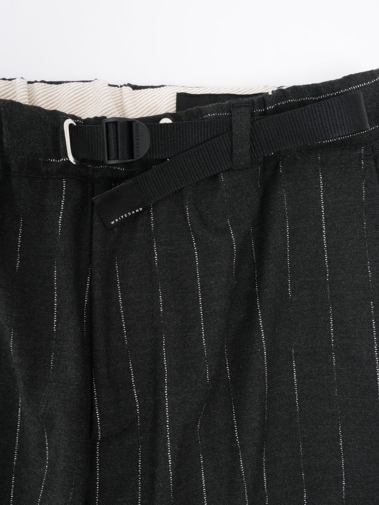 Greg Jacquard Pinstripe / Antracite - STER/EO MUCTrousersWhite Sand46Grey