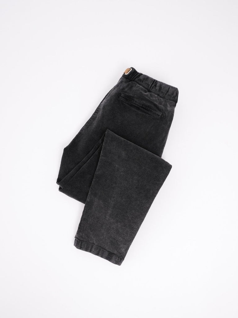 Greg Washed Corduroy / Black - STER/EO MUCTrousersWhite Sand46Black