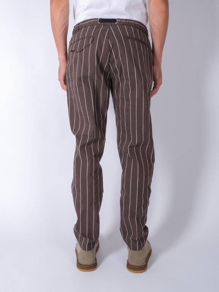 Gregg Stripe Pant / Dark Brown/White - STER/EO MUCTrousersWhite Sand46Brown