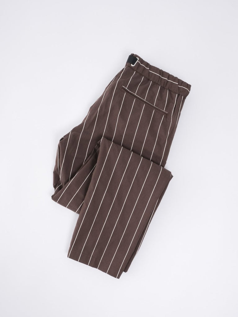 Gregg Stripe Pant / Dark Brown/White - STER/EO MUCTrousersWhite Sand46Brown