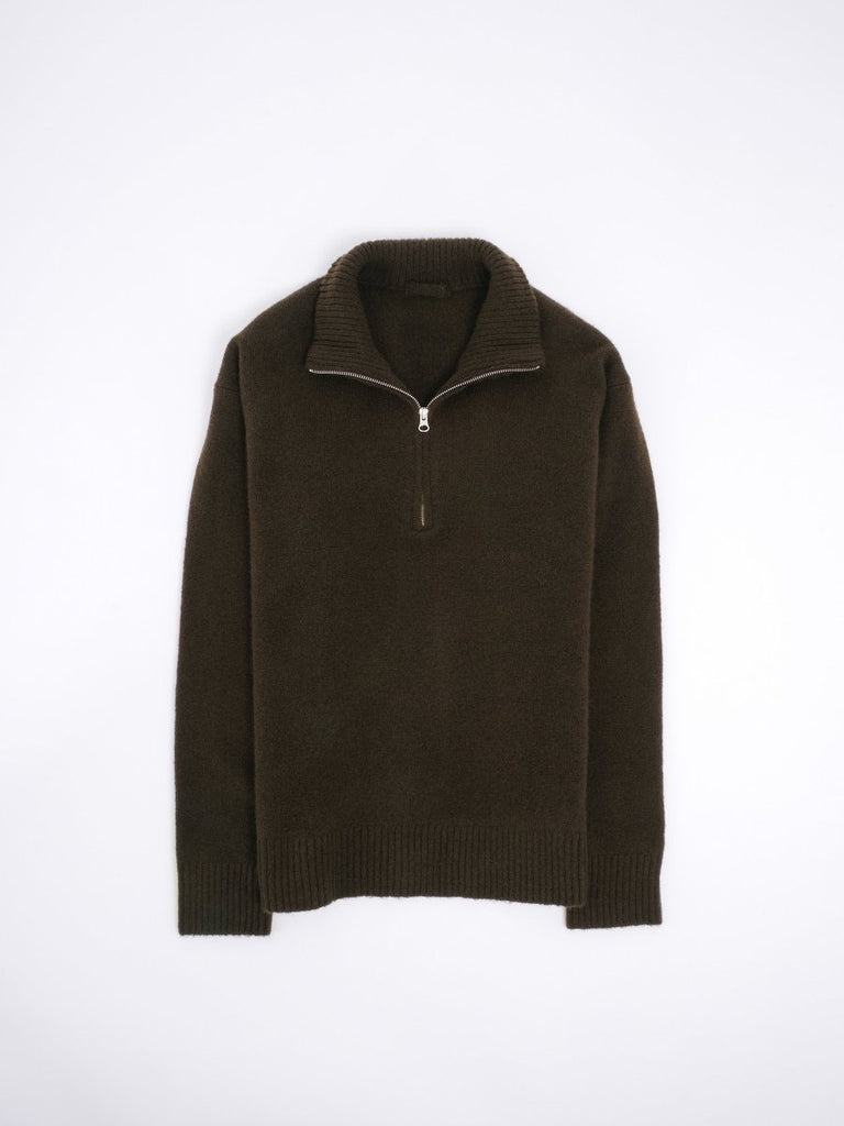 Half Zip / Dark Olive - STER/EO MUCKnitwearTen C48Green