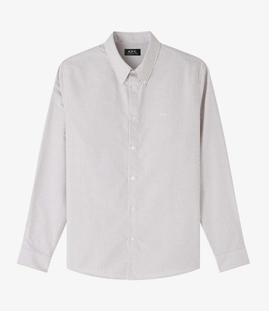 Hemd Greg / Bordeaux - STER/EO MUCPatterned ShirtsA.P.C.MWhite
