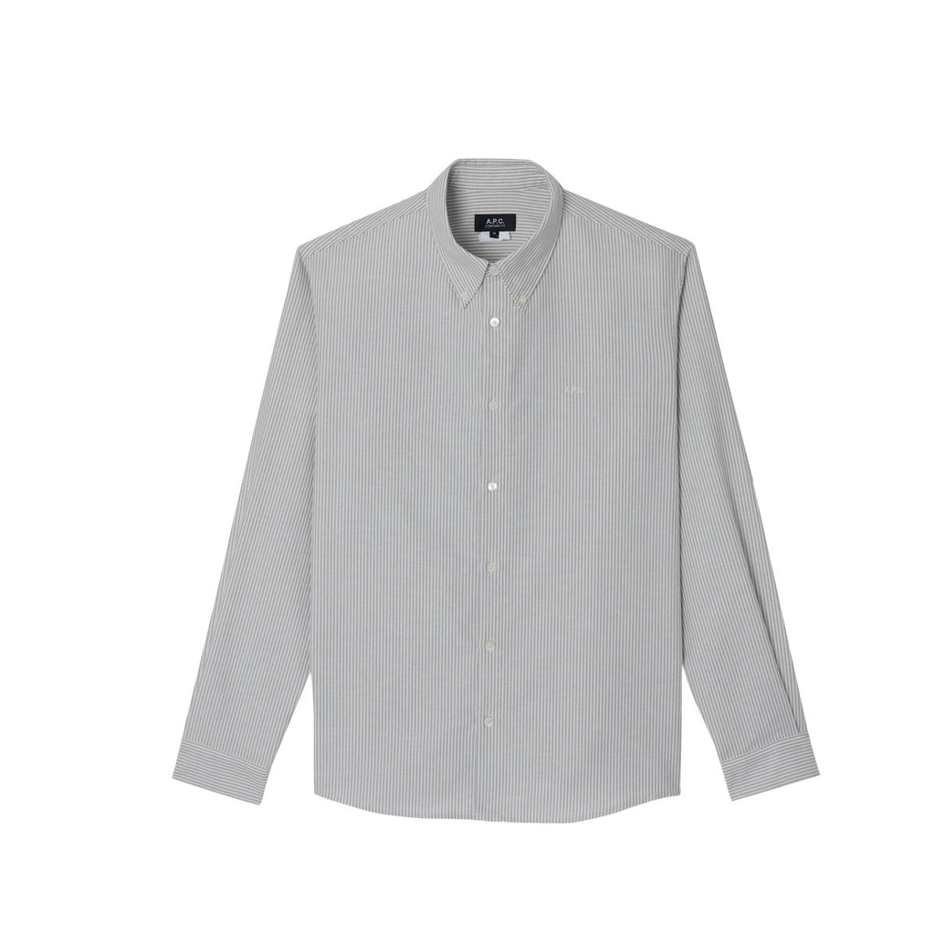 Hemd Greg / Grey - STER/EO MUCPatterned ShirtsA.P.C.MWhite