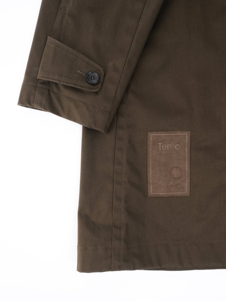 Hooded Overcoat / Dark Olive - STER/EO MUCCoatTen C50Green