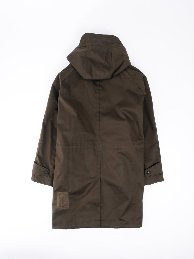 Hooded Overcoat / Dark Olive - STER/EO MUCCoatTen C50Green
