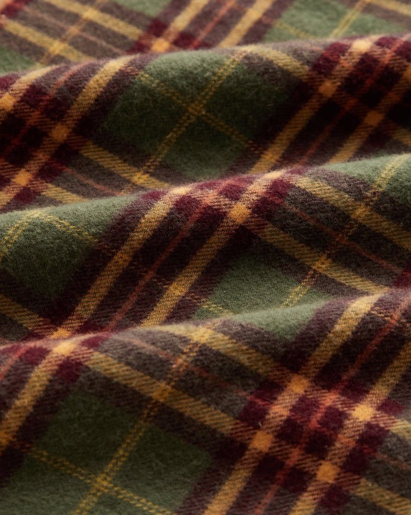 Hoop Check Shirt / Green/Red/Yellow - STER/EO MUCPatterned ShirtsPortuguese FlannelMGreen