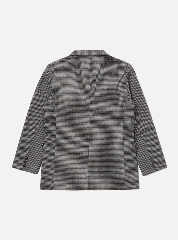 Houndstooth Wool Boston Blazer / Charcoal - STER/EO MUCBlazerUniversal WorksSGrey