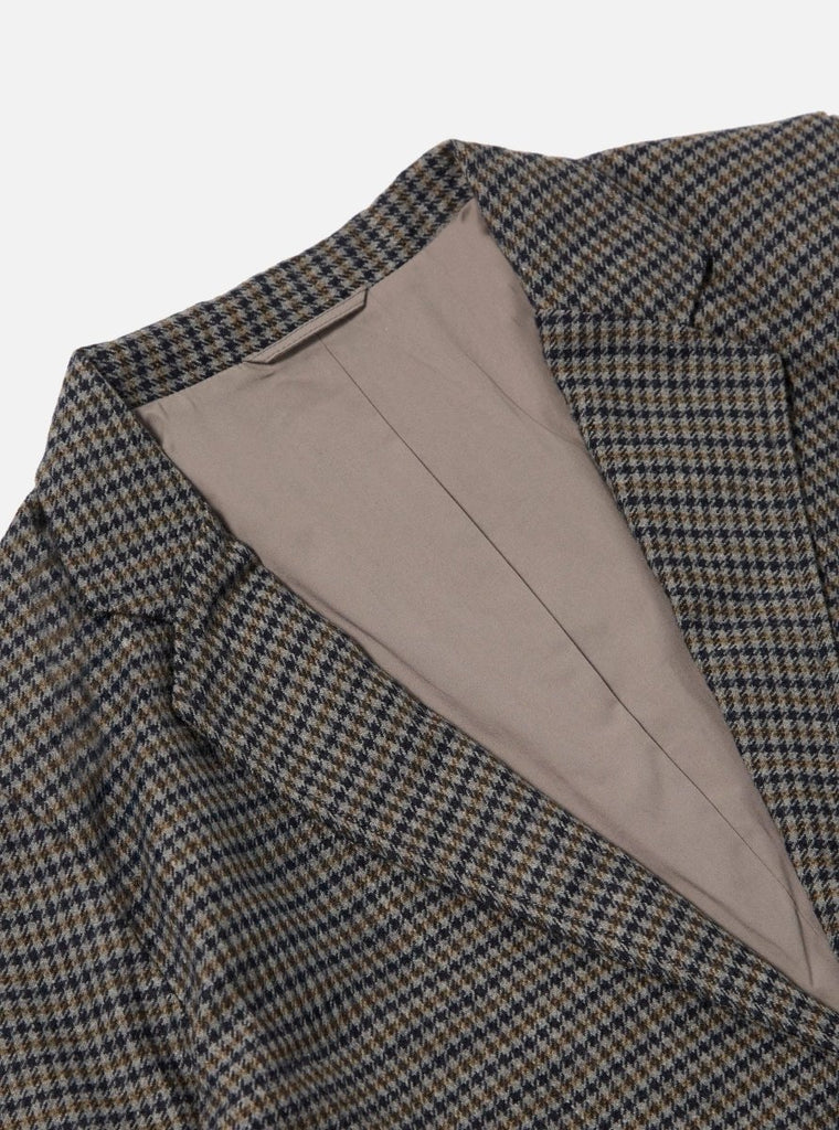 Houndstooth Wool Boston Blazer / Charcoal - STER/EO MUCBlazerUniversal WorksSGrey