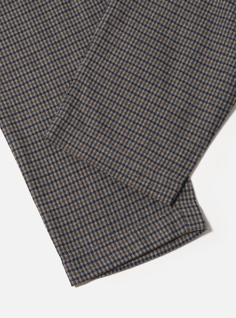 Houndstooth Wool Oxford Pant / Charcoal - STER/EO MUCTrousersUniversal Works30Grey