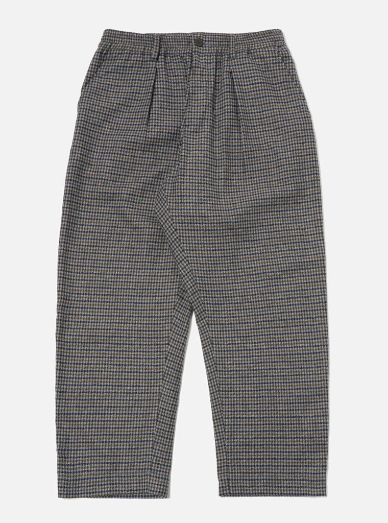 Houndstooth Wool Oxford Pant / Charcoal - STER/EO MUCTrousersUniversal Works30Grey