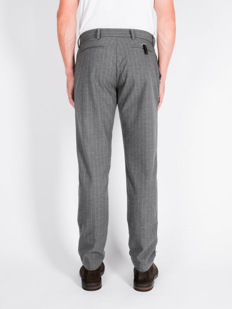Jack Flannel Chalk Stripes / Grey - STER/EO MUCTrousersWhite Sand46Grey