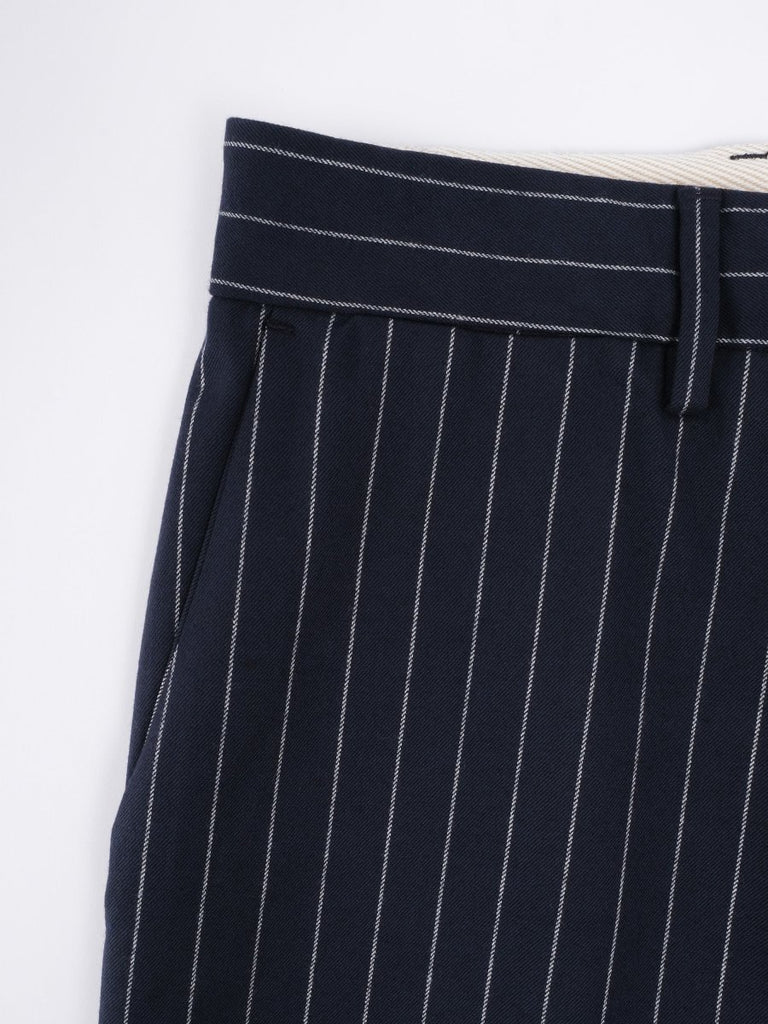 Jack Flannel Chalk Stripes / Navy - STER/EO MUCTrousersWhite Sand46Blue