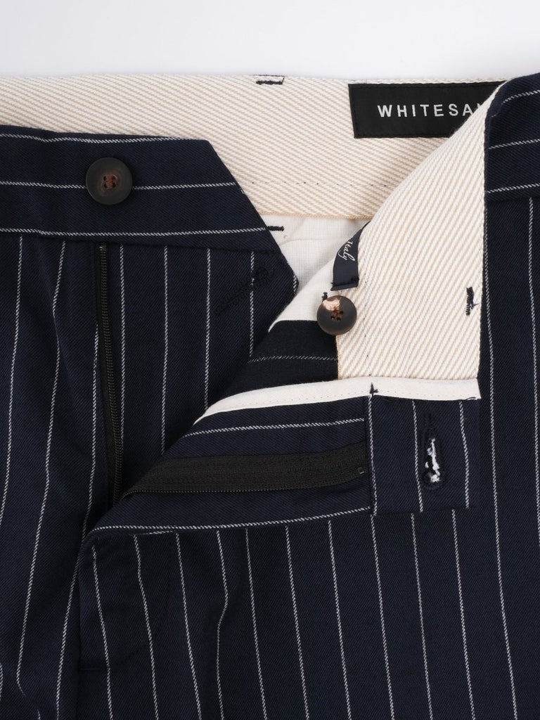 Jack Flannel Chalk Stripes / Navy - STER/EO MUCTrousersWhite Sand46Blue