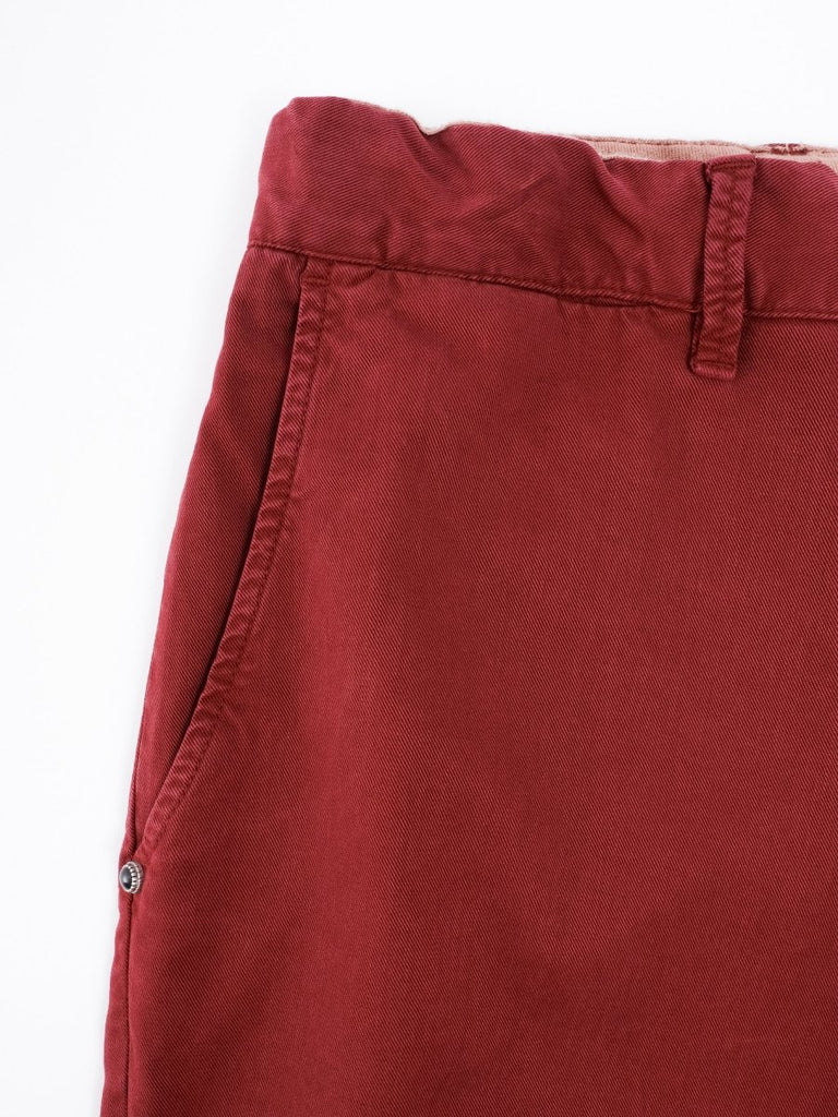 Jack Twill Pant / Wine - STER/EO MUCTrousersWhite Sand46Red